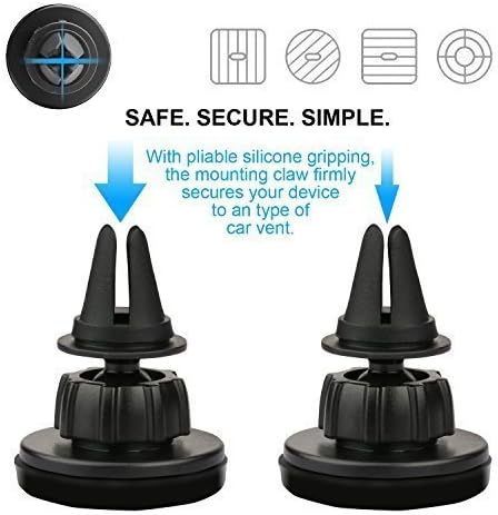 Magnetic Car Mount, iVoler Air Vent Magnetic Universal Cell Phone Car Holder for iPhone 6/6S Plus, Galaxy S7/S7 Edge/S6/S6 Edge/Note 5, 360° Flexible Swivel Ball Head 100% Safe with Powerful Grip