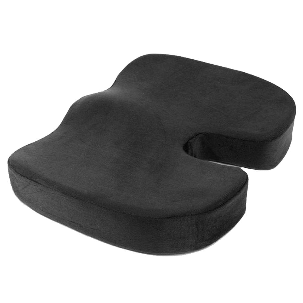 Bontand Memory Foam Seat Cushion Chair Pillow for Support in Office Airplane Desk Chair Car Wheelchair