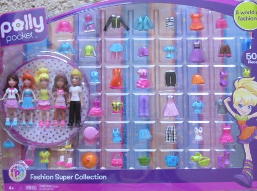 Playset Polly Pocket Ropa Polly Pocket Fashion Super Collection 50