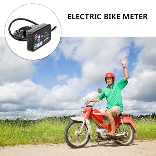 Pantalla LED para bicicleta compatible con 24v 36v 48v 7