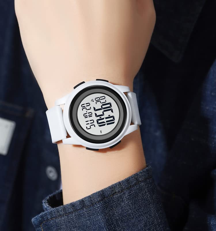 Gosasa Unisex Digital Watches Multifunctional Casual Sport Watch Military Waterproof PU Band Wrist Watches3