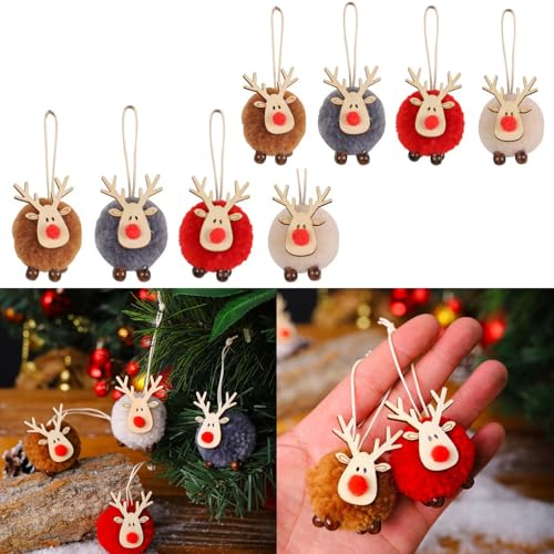 Weihnachtsbaum Anhänger 8 Stück Elch Weihnachtsdekoration Weihnachtsanhänger für Weihnachtsdeko Christbaumschmuck Weihnachten Party Dekoration Weihnachtsbaum Anhänger 8 Stück Elch Weihnachtsdekoration Weihnachtsanhänger für Weihnachtsdeko Christbaumschmuck Weihnachten Party Dekoration