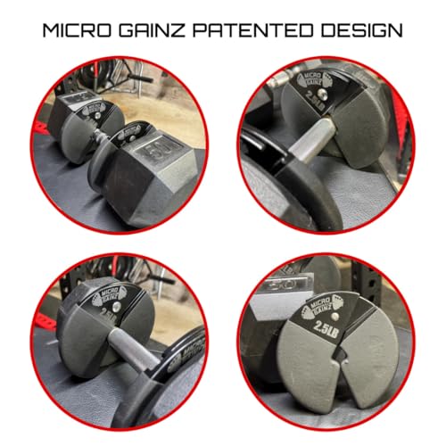 Image of Micro Gainz 2.5LB Dumbbell Fractional Weight Plates, 4-Piece
