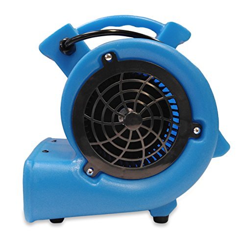 Bluedri Mini Storm 1/12 Hp Mini Air Mover Carpet Dryer Floor Squirrel Cage Blower Fan For Home Floors And Carpets, Blue (Sa-Mi-Bl) #TOP2