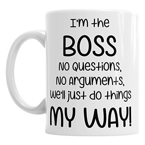 I'm The BOSS We'll Do Things My Way Gift Mug Cup Present Office Coffee Work Cover