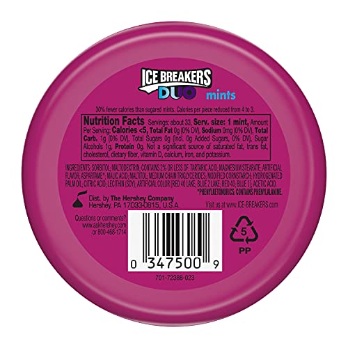Image of Ice Breakers Duo Fruit + Cool Grape, 2 X 36 Gram