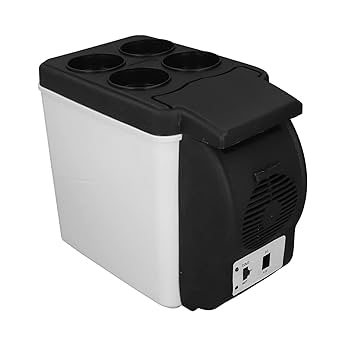 Amazon | 車用ポータブルミニ冷凍庫、6L 12ボルト冷蔵庫食品