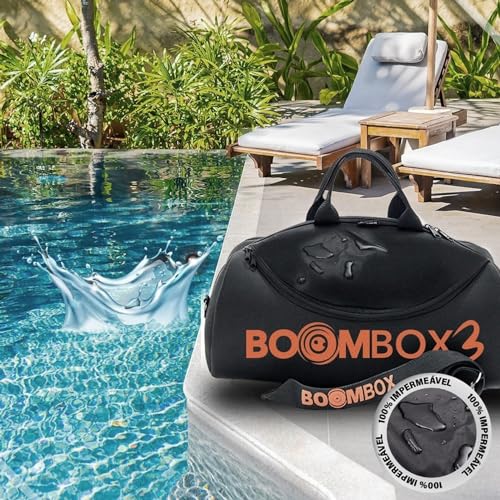 Kit Bolsa Case Capa Bag Polo Culture Compatível com Jbl Boombox 3 + Protetor Alça E Ombro Resistente