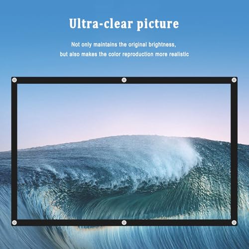 Pantalla de proyección portátil HD Anti Crease 200" 4:3 miniatura 4