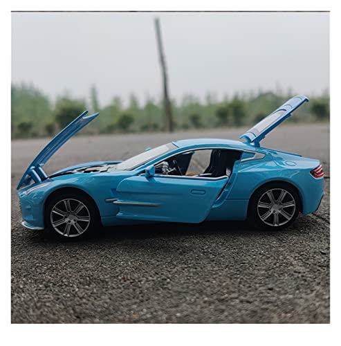 Scale Model Vehicles For Aston Martin One-77 V12 Supercar Model Sound And Light Pull Back Children's Toy 1/32 Sophisticated Gift Choice (Color : 2) #TOP5