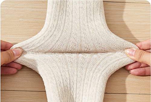 Baby Fleece Lined Pantyhose Infant Solid Cable Knit Stocking Toddler Girls Winter Warm Ribbed Knitted Leggings4