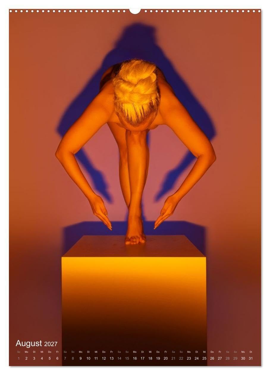ONLYNUDE.ART – Farben mit Katy (Wandkalender 2027 DIN A2 hoch), CALVENDO Monatskalender: Akt Farben mit Katy (CALVENDO Erotik)