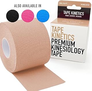 TAPE KINETICS Premium Kinesiology Tape | 2" x 16.4 ft | Waterproof