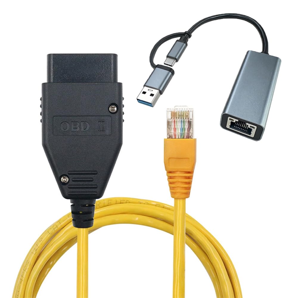 Cable ENET a USB para BMW programación de funciones de confort OBD2 6