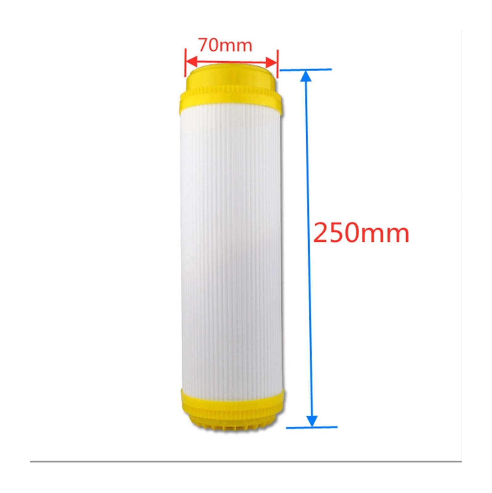 El cartucho de filtro de resina de 10 pulgadas suaviza el intercambio iónico de agua pura | Elimina el sistema de purificación de agua alcalina fuerte/desincrustante.(3pcs)