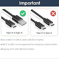 Vista 5 de Santek EZ - Letrero digital de papel electrónico de 2.9 pulgadas, recargable, inalámbrico, pantalla tricolor eink con mensajes personalizables