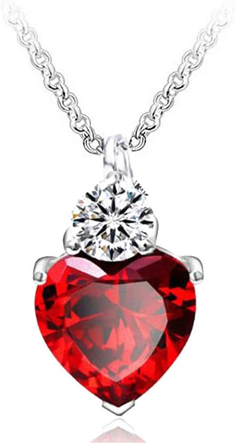 IDOXEEvie Red Heart Necklace and Descendants 3 Evie Red Heart Tiara Descendants Costume Headdress Queen of Hearts Gold Crown For Girls Teens Halloween Parties
