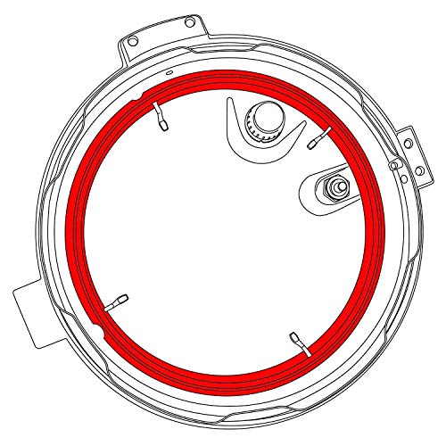 "GJS Gourmet Silicone Gasket Compatible With Fagor LUX 6 QT Multi-Cooker Electric Pressure Cooker - 670041880". This gasket is not created or sold by Fagor.