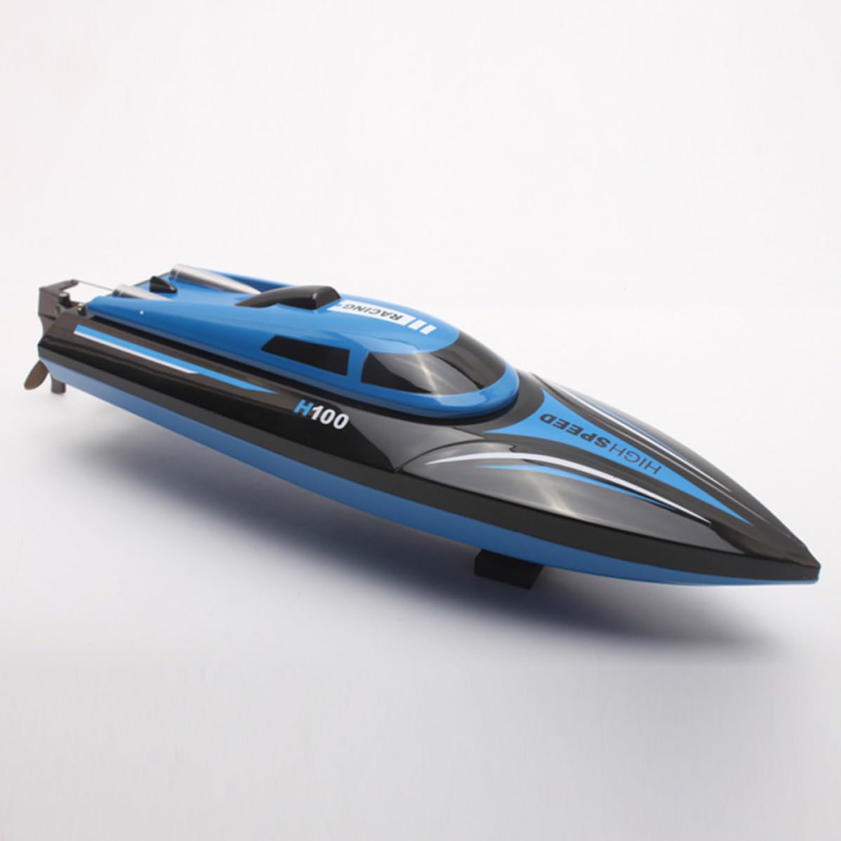 Alasum Barca Radiocomandata Veloce con Raffreddamento ad Acqua Integrato, Batteria Ricaricabile 7.4v 600mah, per Laghi e Piscine, Versione 2.4ghz a 4 Frequenze