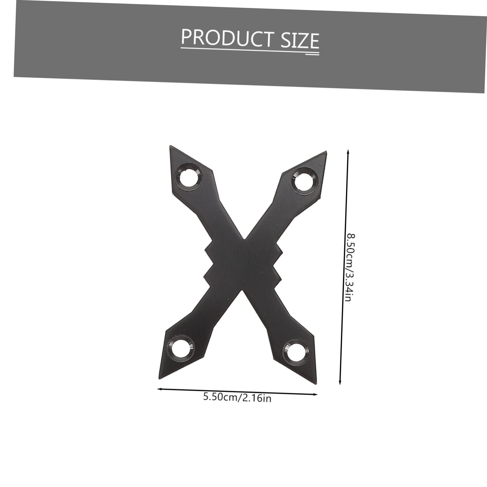 Toddmomy 2pcs Anti-sag Gasket Skateboard Hardware Slide Plate Aluminum Support for Sink Repairing Gasket for Professional Use