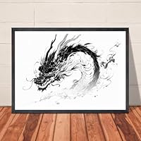 Amazon.co.jp: 【GAWZ JAPAN】A4・A3ポスタードラゴン 竜神 干支