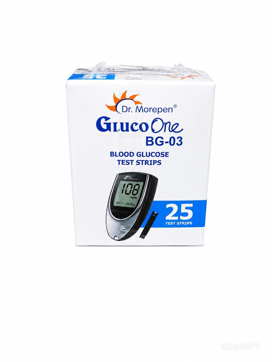DR. MOREPEN GLUCO-ONE BG-03 BLOOD GLUCOSE 25 TEST STRIPS ONLY-picture-15