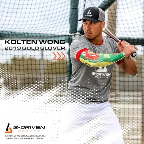 Miniatura 6 de B-Driven Premium Pro-Fit Sports - Manga de compresión para brazo (individual) con diseños patrióticos, mangas para brazo de béisbol, hombres,