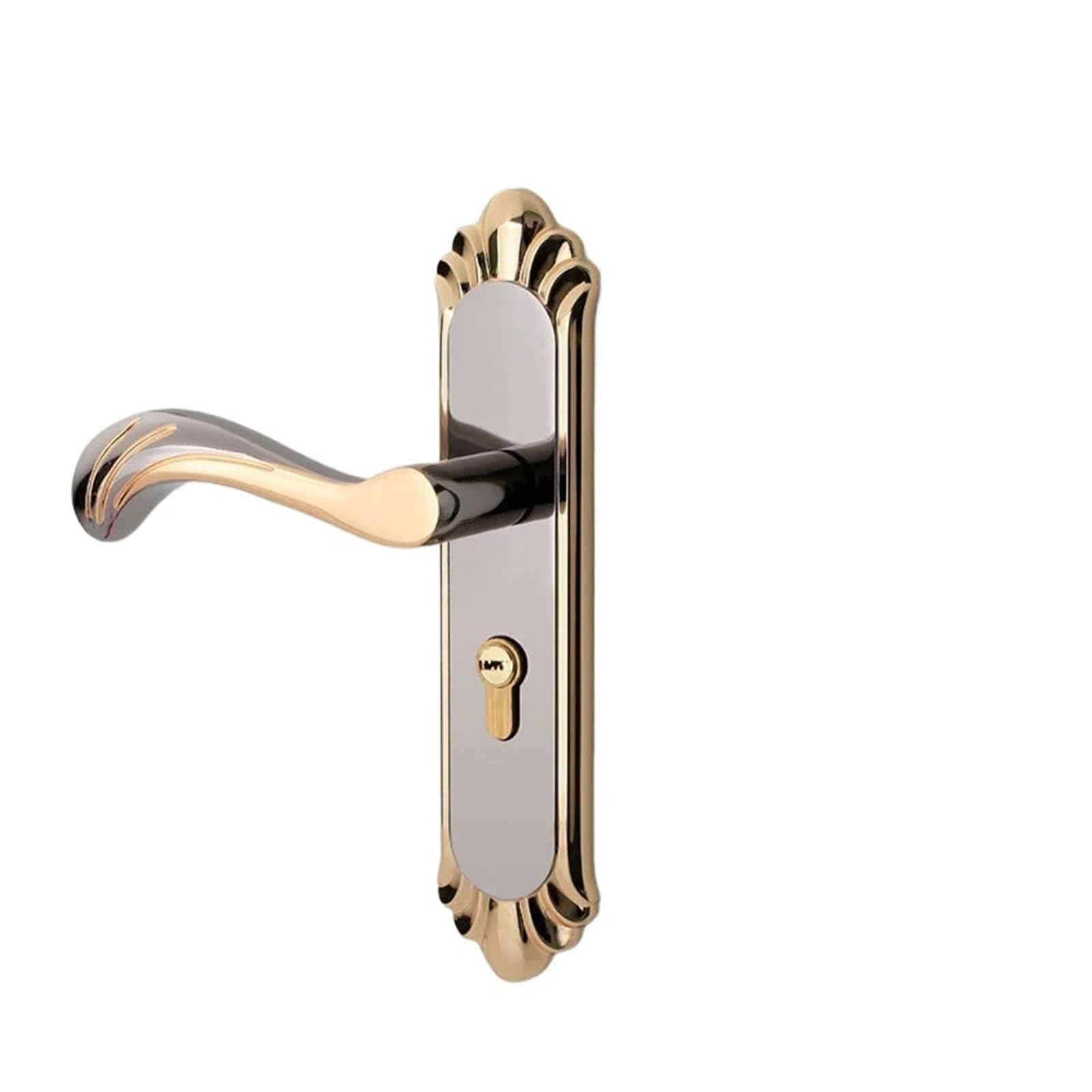 BSAXITHZB Bedroom Wooden Door Handle Lock with Key knob