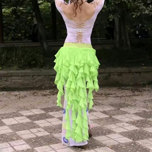 Women Belly Dance Hip Scarf Belt Mesh Triangle Wrap Skirts Adjustable Belly Dance Waist Scarf Dance Scarf Waistband3