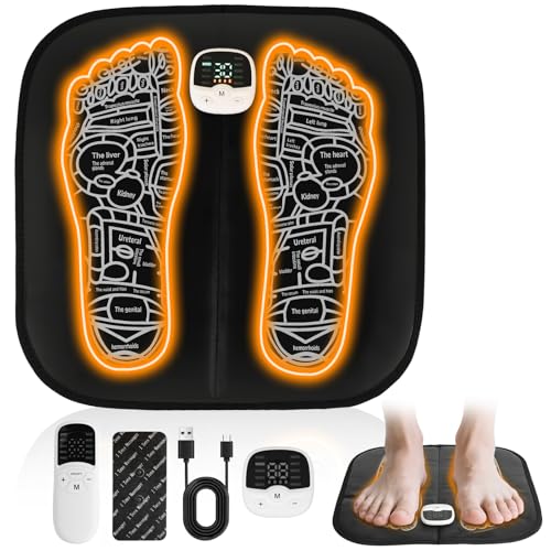 SNUYUERS Transcutaneous Electrical Nerve Stimulator for Pain Relief EMS Foot Stimulator Temporarily Reduce Lower Extremity Pain EMS Foot Massager for Increase Local Blood Circulation.
