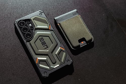 Image of Urban Armor Gear UAG Designed for Galaxy S26 Ultra 5G Case, Monarch Pro - Compatible with Magnetic Charging Premium Rugged Military Drop Tested Protective Cover - Kevlar Element Green