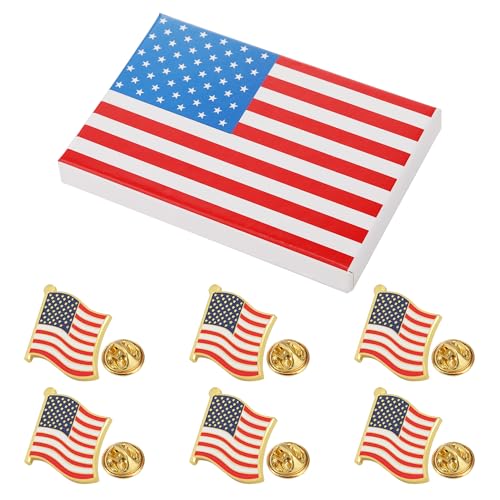 TONOS Exquisite American Flag Pin - Stars and Stripes Lapel Pin2
