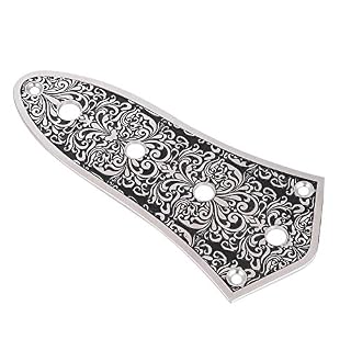 Plaque de contrôle pour basses, plaque de commande Switch avec motifs noirs pour guitares basses Jazz - Les Beatles, Paul McCartney, John Lennon, RIngo Starr, George Harrison Plaque de contrôle pour basses, plaque de commande Switch avec motifs noirs pour guitares basses Jazz – Image 7
