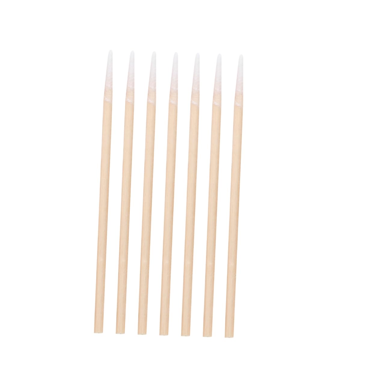 FOYTOKI 7 Packs of Disposable Cotton Swab Sticks for Pointed Cleaning Rod Makeup Beauty Salon Long Cotton Stick Swab