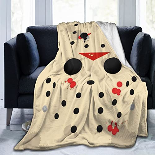 Horror Movie Blanket Ultra-Soft Flannel Plush Throw Super Fuzzy Warm Lightweight Thermal Fleece Cozy All Season Blankets For Travel Office Outdoor Home Couch Living Room Bed Sofa 80"X60" #TOP23