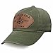 VetFriends.Com Vietnam Era Veteran Baseball Hat/Cap 1960-1975 with Eagle Insignia on Custom Leather Patch in Vintage O.D. Olive Drab