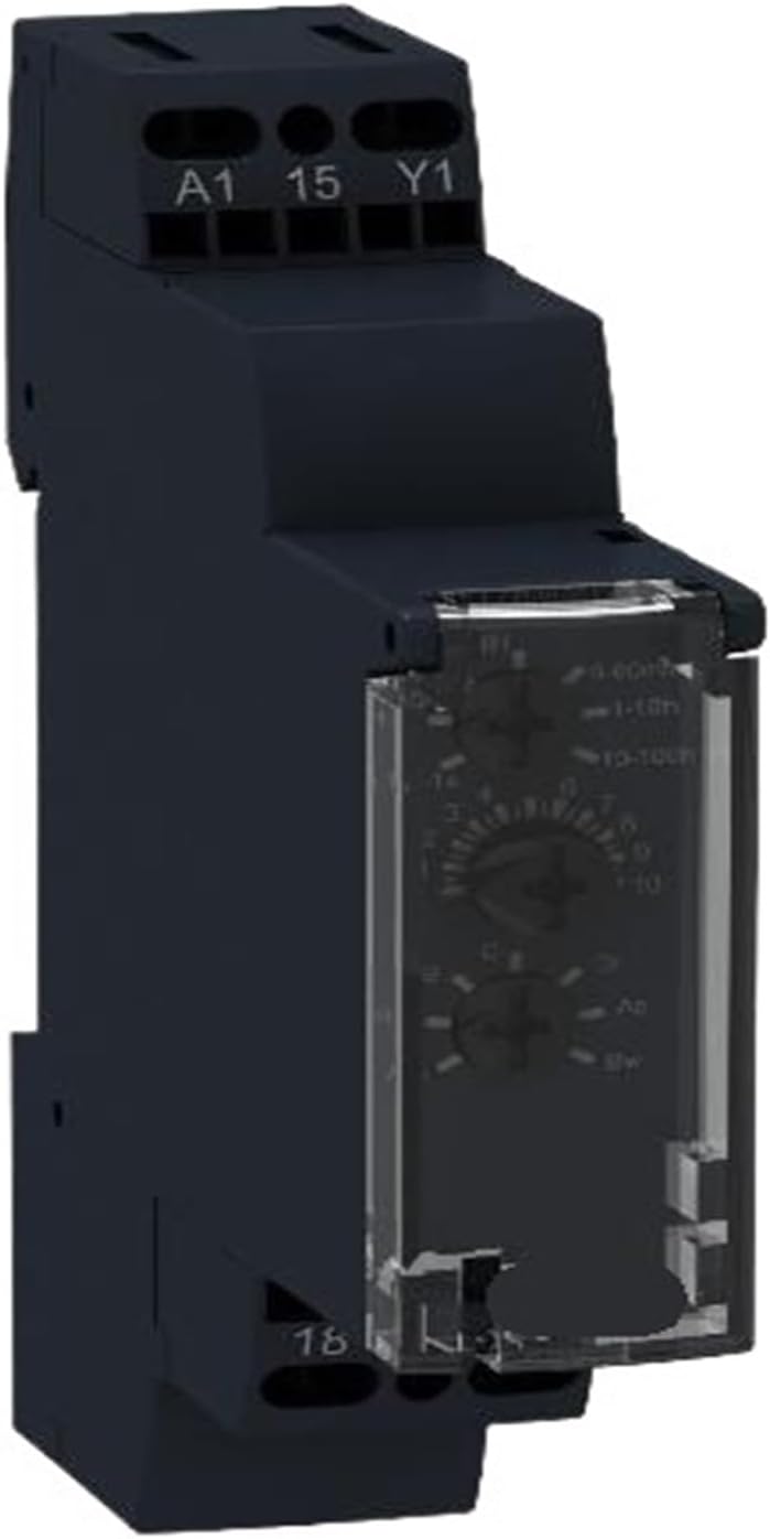 RE11LMBM RE17LMBM Modular Timing Relay 0.7 A 1 s..100 h Solid State Output delay 24...240 V AC