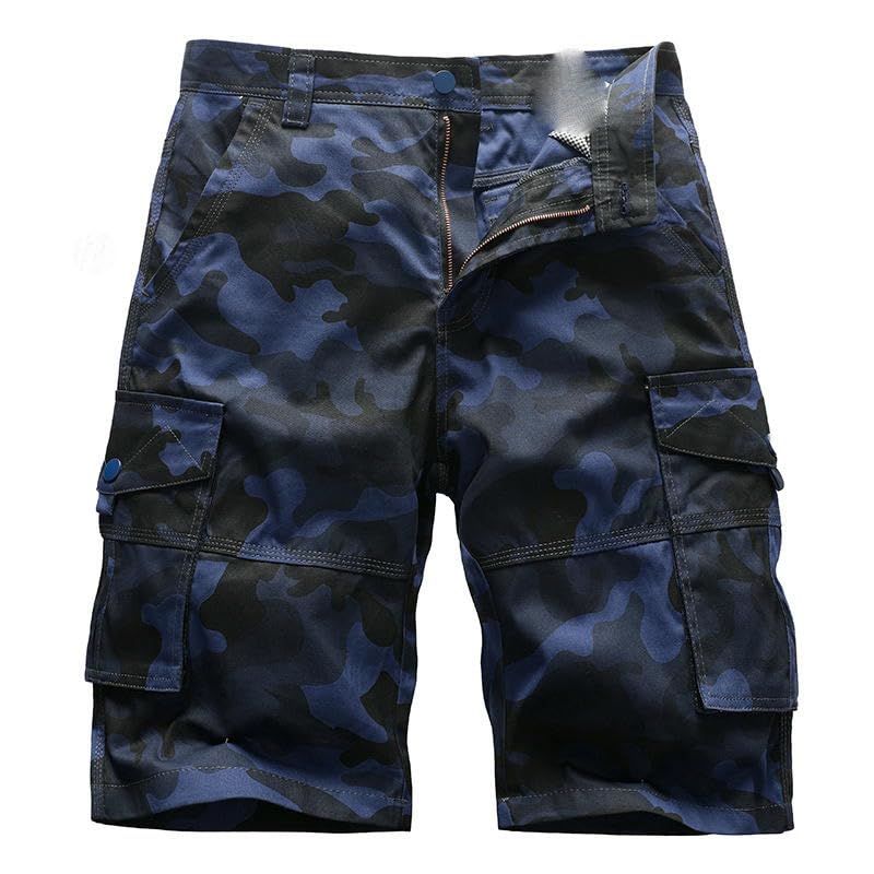 Short été homme motif camouflage bermuda 5 points décontracté