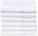 GOLD TEXTILES Bulk Pack 60 Pcs (5 Dozen) White Economy 15x25 Inches Basic Hand Towel - 2.25 lb/dz