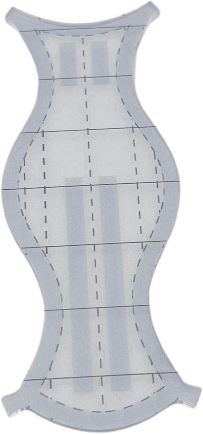 VELURA Creative Grids Machine Quilting Tool Sewing Patchwork Ruler Wave Style|1 Piece Quilting Ruler| Quilting Tools & Equipment| Quilting | Sewing |Crafts