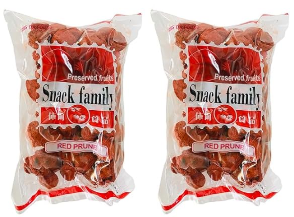 Snack Family Preserve Fruit Snack (Red Salt Prune (2-Pack))