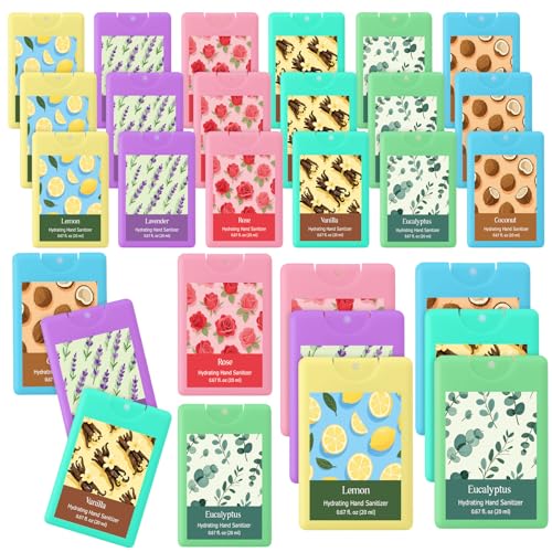 24 Pack Hand Sanitizer Spray Bulk Travel Size, 0.67 Fl. oz