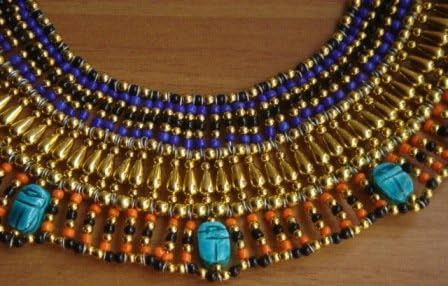 Cleopatra Egyptian Collar Necklace Design Costume Accessories Halloween - Image 5