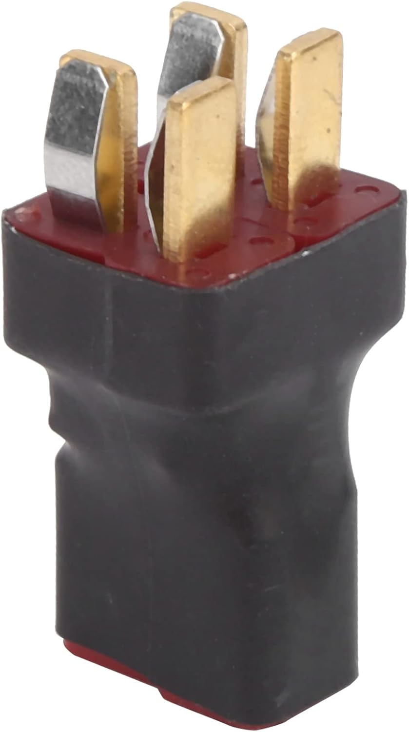Dilwe T Plug Parallel Adapter, RC Adapter RC Battery ESC Connector Adapter for Lithium Batteries of Boat