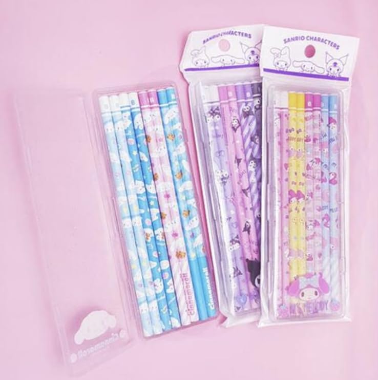Set de 8 lápices de grafito con estuche Bandal & Neoul miniatura 2