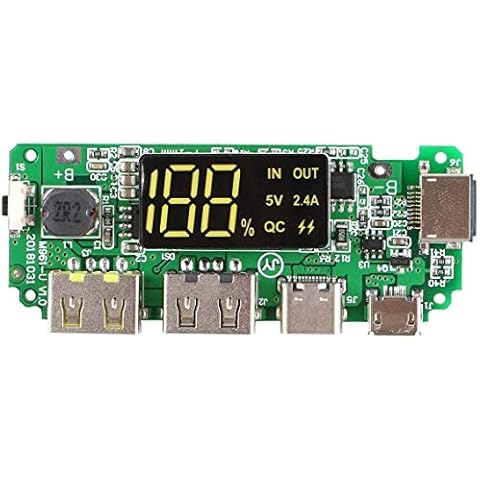 Cargador de Batería de Litio Fasizi 18650-Board Dual USB Cover