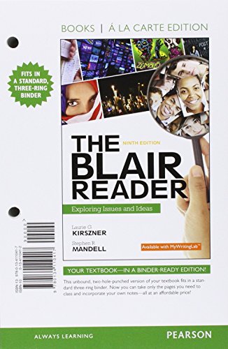 The Blair Reader: Exploring Issues and Ideas, B... 0134110412 Book Cover