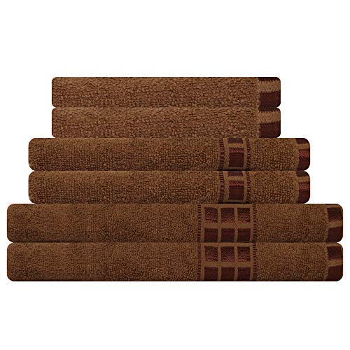 Serviette de Bain Act-037 en coton marron pour transformer votre salle d'eau