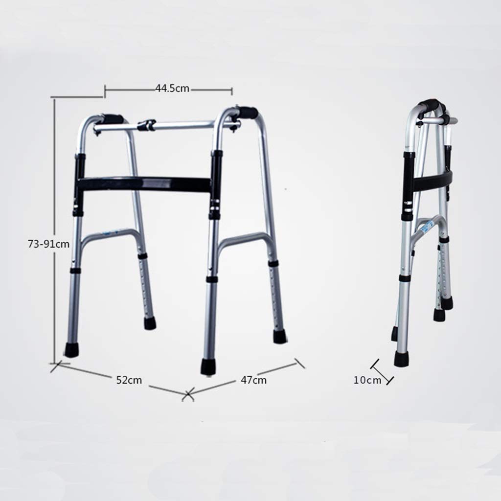 Cesta para Caminante para Personas Mayores, Cesta para Caminante para Personas Mayores, Cesta de aleación de Aluminio, Cesta Ligera para Caminante para Personas Mayores con Asiento
