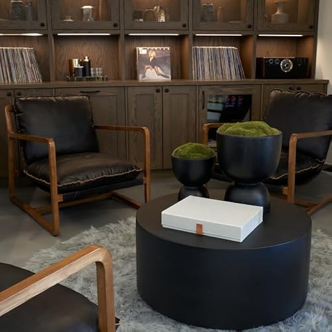 ZICOTO Decorative Photo Storage Box with Lid - A Beautiful Linen Organizer Perfect to Safely Store Your Pictures, Documents, Scrapbooking Supplies, Keepsakes and Other Memories in Style